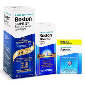 보스톤 심플러스 다목적용액/보존액+세척액30ml+단백질제거제5ml 택1