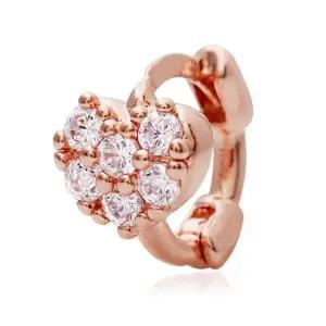 [메리그린] 14K 하트봉봉 링 피어싱 Gold pin 한쪽