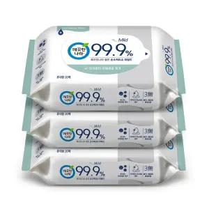 깨끗한나라 클린 손소독티슈 마일드 휴대용20매 3팩