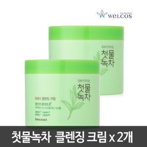 첫물녹차 프레시 클렌징 크림 300g X2개 / 발효녹차 이야기