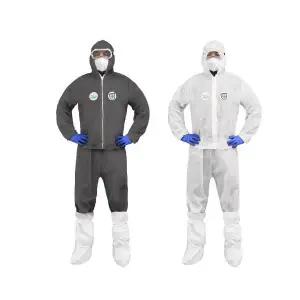 나노가드 투피스작업복 NANOGUARD-1000 (XL XXL 회색 흰색)