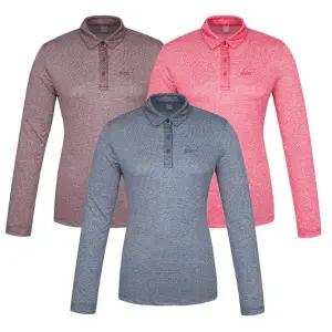 [롯데백화점]콜핑 LD08 여성 봄 하이쿨 멜란지 긴팔 카라티 KTT4332W