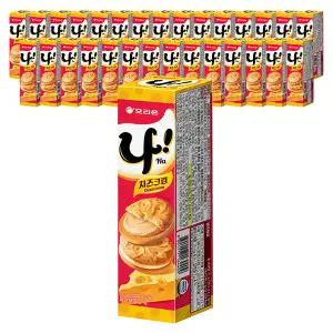 오리온 크림치즈 샌드 나, 77g, 30개