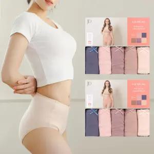 제임스딘 여성 면 팬티 면스판 삼각 요일 맥시 10매 세트