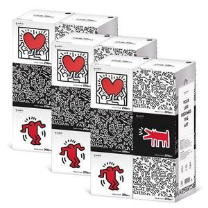 [NS홈쇼핑]한예지 키스해링 ORIGINAL 미용티슈 250매 6입 3팩[28393911]