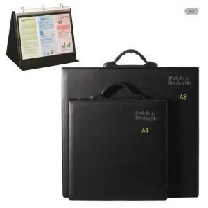 [아트박스]/오피스큐 아톰 브리핑n포트폴리오 PF307 A3 흑색 손잡이유