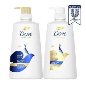 도브 인텐스리페어 샴푸 680ml + 컨디셔너 660ml