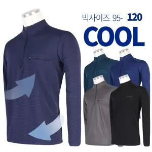 [슈퍼맨]남자 스판 등산티 작업티셔츠 여름_윈드B304쿨론냉감긴팔티