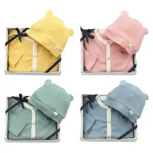 갤러리아 (임신축하,출산,백일)모달컬러배내바디수트SET4종택1