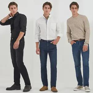 [뱅뱅]남성 라이크라 스트레치 데님 3종