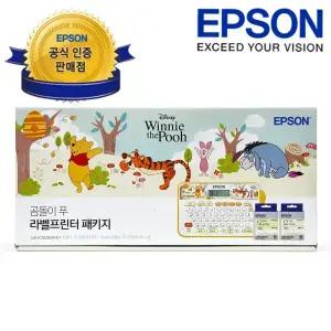 [엡손 공식 인증점](엡손) 네이머 LW-K200DA10 곰돌이푸 라벨프린터 + 디즈니 라벨테이프 2종 패키지
