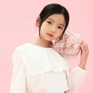 [분홍공주](대전신세계)진주 래빗 트위드 핸드백