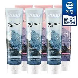 [애경]2080 퓨어 솔트 치약 150g x6개