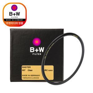 (컴온탑) 슈나이더 B+W MASTER MRC nano 007 Clear 72mm 필터 (신형)