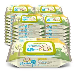 삼정 알로에 베라 촉촉 물티슈 캡형 80매 40팩