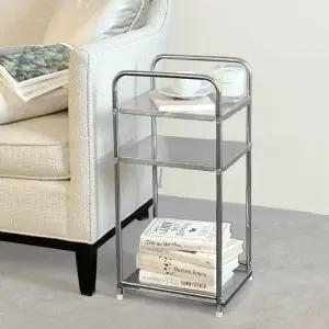 미니협탁 3단 침대옆선반 인테리어 철제 미드센추리협탁