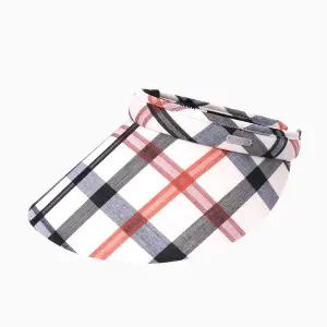 [닥스](의정부점)[닥스모자] 닥스체크 소챙 썬캡 DK46WSP004