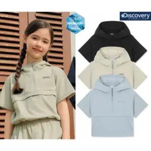 [디스커버리키즈](마산점)DKTR9A053 여아 프레시벤트 세미크롭 트레이닝 아노락