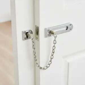 현관문 체인 안전 고리 도어걸쇠 걸이 이중잠금 보조 장치