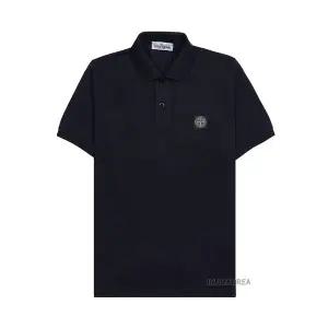 [스톤아일랜드](김해점)[스톤아일랜드 키즈] 아동 패치 로고 폴로 반팔 티셔츠 801621448 V0020 (10-12)