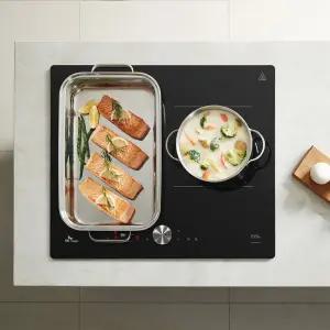 SK매직 보더리스 3구 인덕션 라이트 전기레인지 블랙 IHR-B33P1