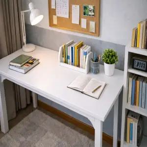 비셀리움 모던플러스 테이블 학생 노트북 컴퓨터 공부 노트북 책상 일자형 데스크 1400 X 800