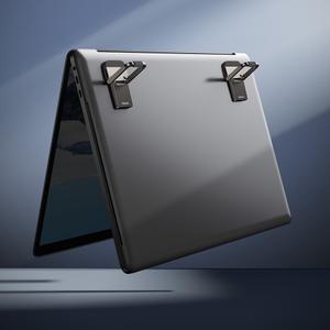 베이스어스 부착형 노트북 거치대 슬림 킥 스탠드 거치대 맥북 받침대 2pcs