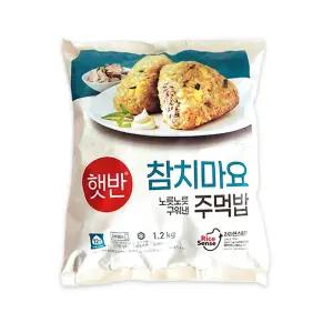 햇반쿡반 참치마요 주먹밥 100g x 12 삼각김밥 아침대용 간편식 구운주먹밥