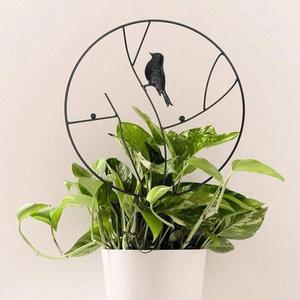[셀러허브]귀욤버드 원형 식물지지대 넝쿨 화분지지대 (블랙) (S14457768)
