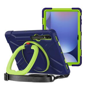 갤럭시탭 S10 S9 S8 울트라 케이스 폴리곤 아머 회전형 거치대 손잡이 어깨끈 스트랩