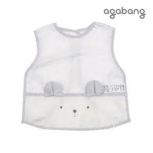 [아가방][더센트럴] 아가방 베어방수턱받이(GREY)_01P084203