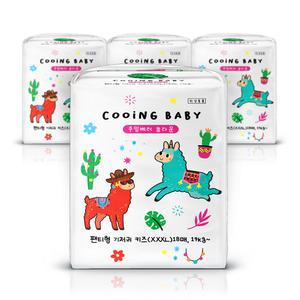 쿠잉 기저귀 팬티형 베러 놀라운 키즈 18매 x4팩