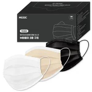 [깨비몰]일회용마스크 블랙/화이트 MB필터/국산/100매 (S6698576)