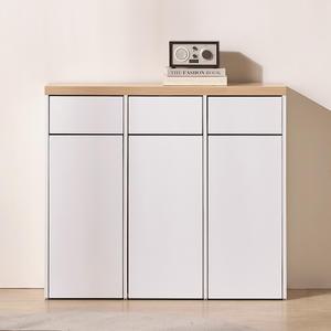 E0자재 MN2074 3칸 업소용 가정용 재활용 분리수거함 1000-DVX