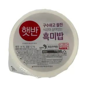 CJ 햇반 흑미밥 210g X 36개
