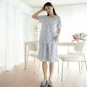 냉감캐릭터반팔세트_여_판다인형