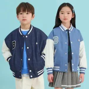 [33%OFF][빈폴키즈] 25SS 데님 바서티 점퍼 (2종 택1)