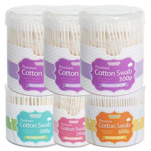 나모 순면 100% 프리미엄 아기 면봉 600P 엠보싱  신생아 유아 어린이