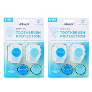 닥터텅스 칫솔 살균기 소독기 휴대용 케이스 블루 2개