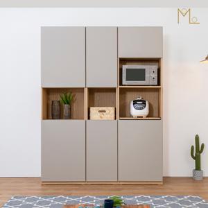 [모로] 케인 월플렉스 시스템 1600 키높이 주방 렌지대 수납장 세트