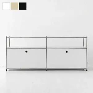 [마켓비]심플리 2x2 수납장 2문 BC601