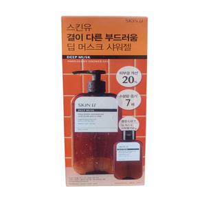 스킨유 이노센트 딥 머스크 샤워젤 500g+ 딥머스크 150g /결이 다른 부드러움