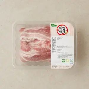 [무항생제 1등급 한돈]자연마지 냉장 삼겹살 구이 500g