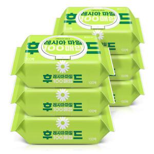 코디 후레시아 마일드 물티슈 캡 100매 x6팩