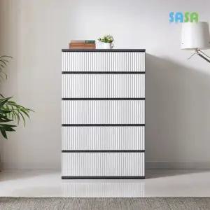 사사가구 비스 템바보드 800 칸칸이 5단서랍장