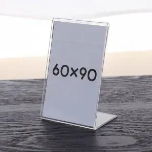 [하프클럽/셀러허브_여성트랜드패션]POP 꽂이 가격표 메뉴판 투명 스탠드 6x9