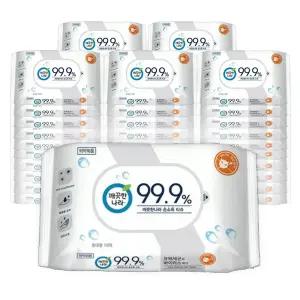 깨끗한나라 물티슈 99.9손소독티슈 휴대용 10매 x50팩