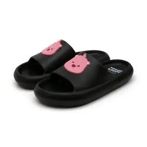 [보리보리/건종]잔망루피 윙크 쿠션 슬리퍼(블랙)