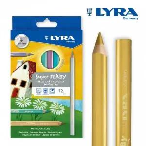 리라 수퍼퍼비 색연필 세트 메탈 12색