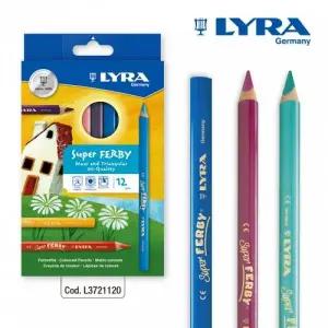 리라 수퍼퍼비 색연필 세트 12색